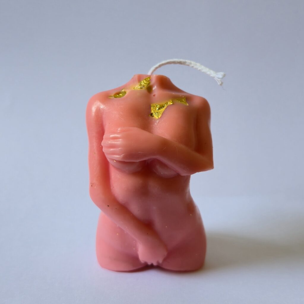 Vela busto femenino